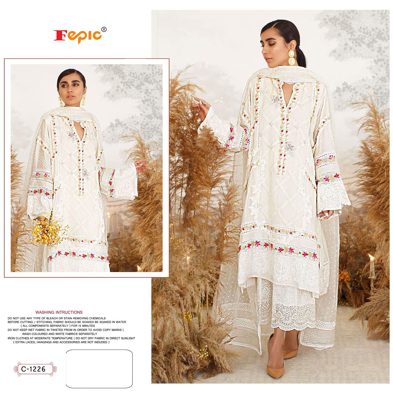 Cotton Multicolor Pakistani Designer Suit, Unstitched at Rs 599 in Surat